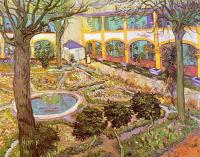 Gogh, Vincent van - The Courtyard of the Hospital at Arles